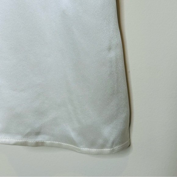 Fishers Finery Mulberry Silk Sleeveless Tank Top Size Medium Cream Neutral NWT - Picture 5 of 12
